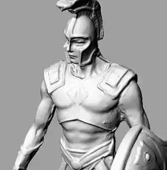 Achilles 3D print model spartan 3D print model