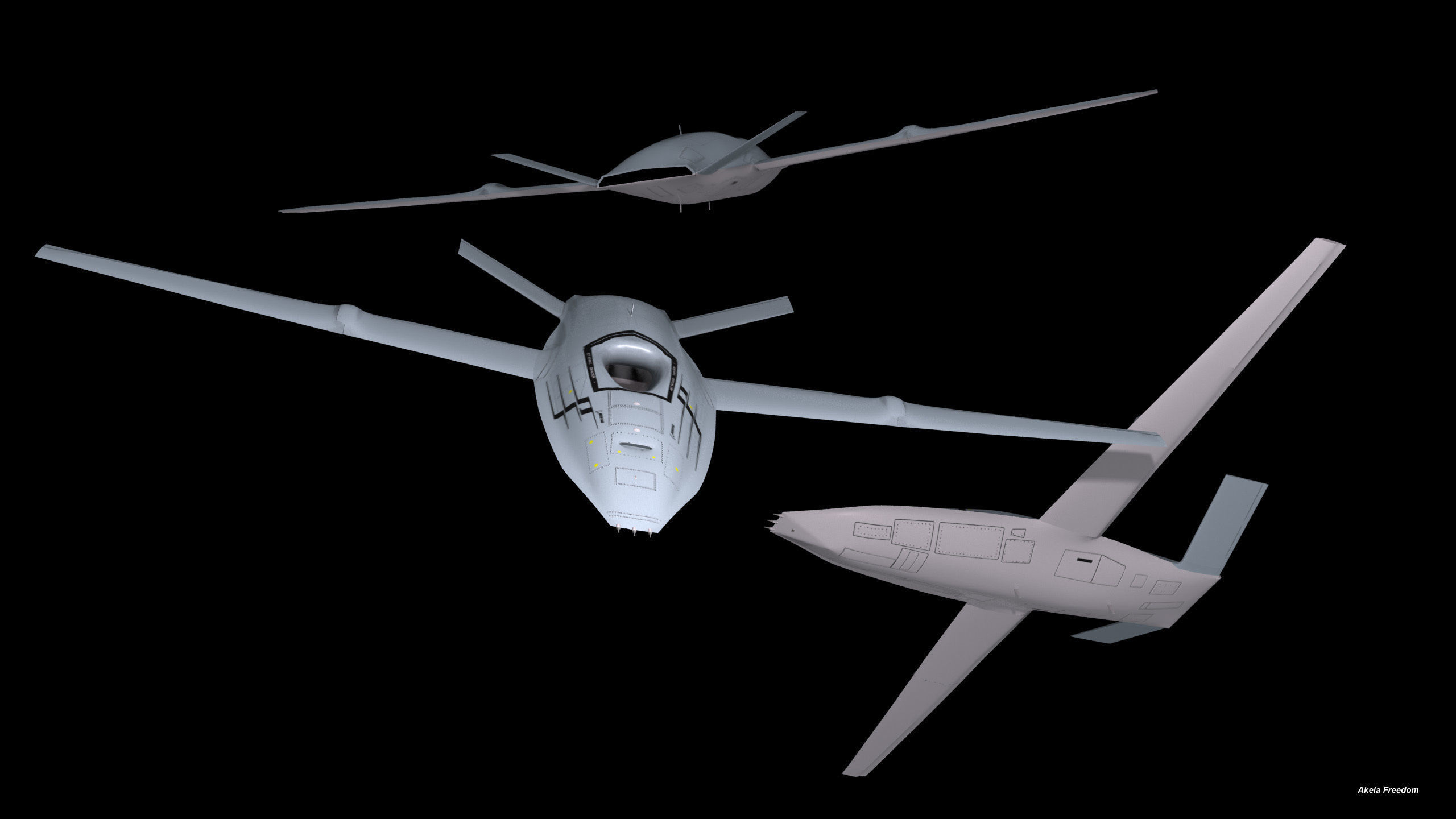 MQ-25 Stingray 3D model_7