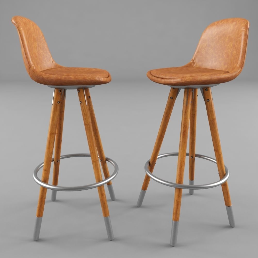 Orso barstool 3D model_4
