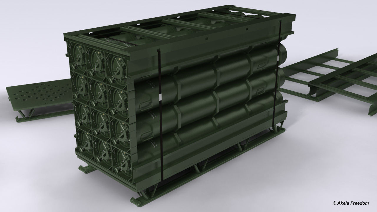 Hydra 70 Containers 3D model_2