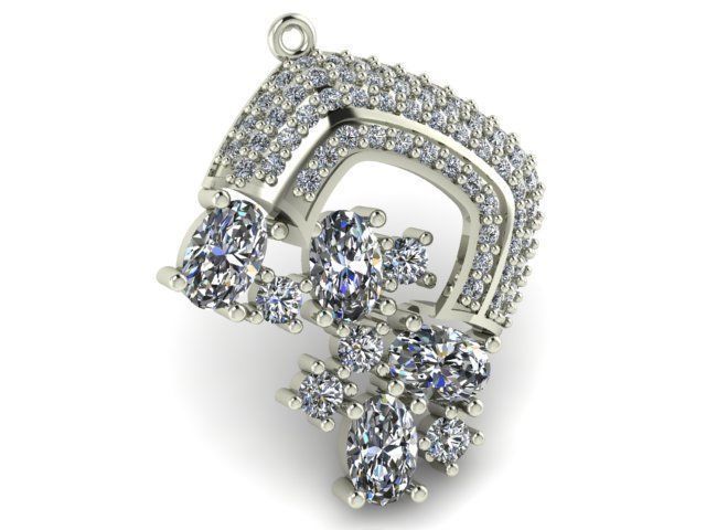 Pendant T01370 3D print model_1