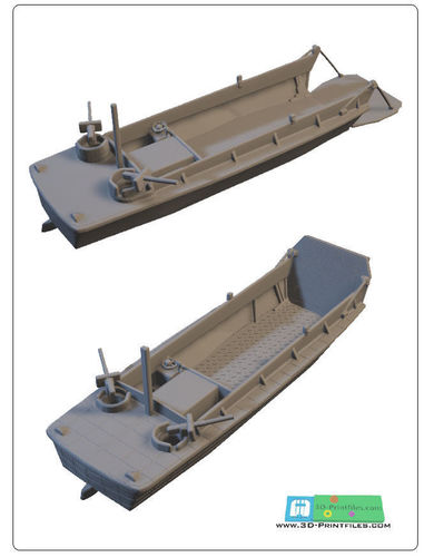 US landingcraft -stl file-  3D print model