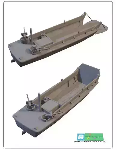 US landingcraft -stl file-  3D print model