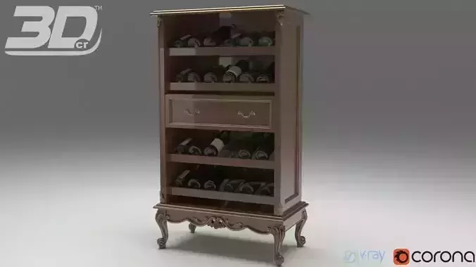 Cymbeline Bottle Rack 3D model