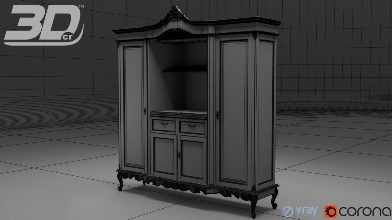 Cleantha Bottle Showcase 3D model_3