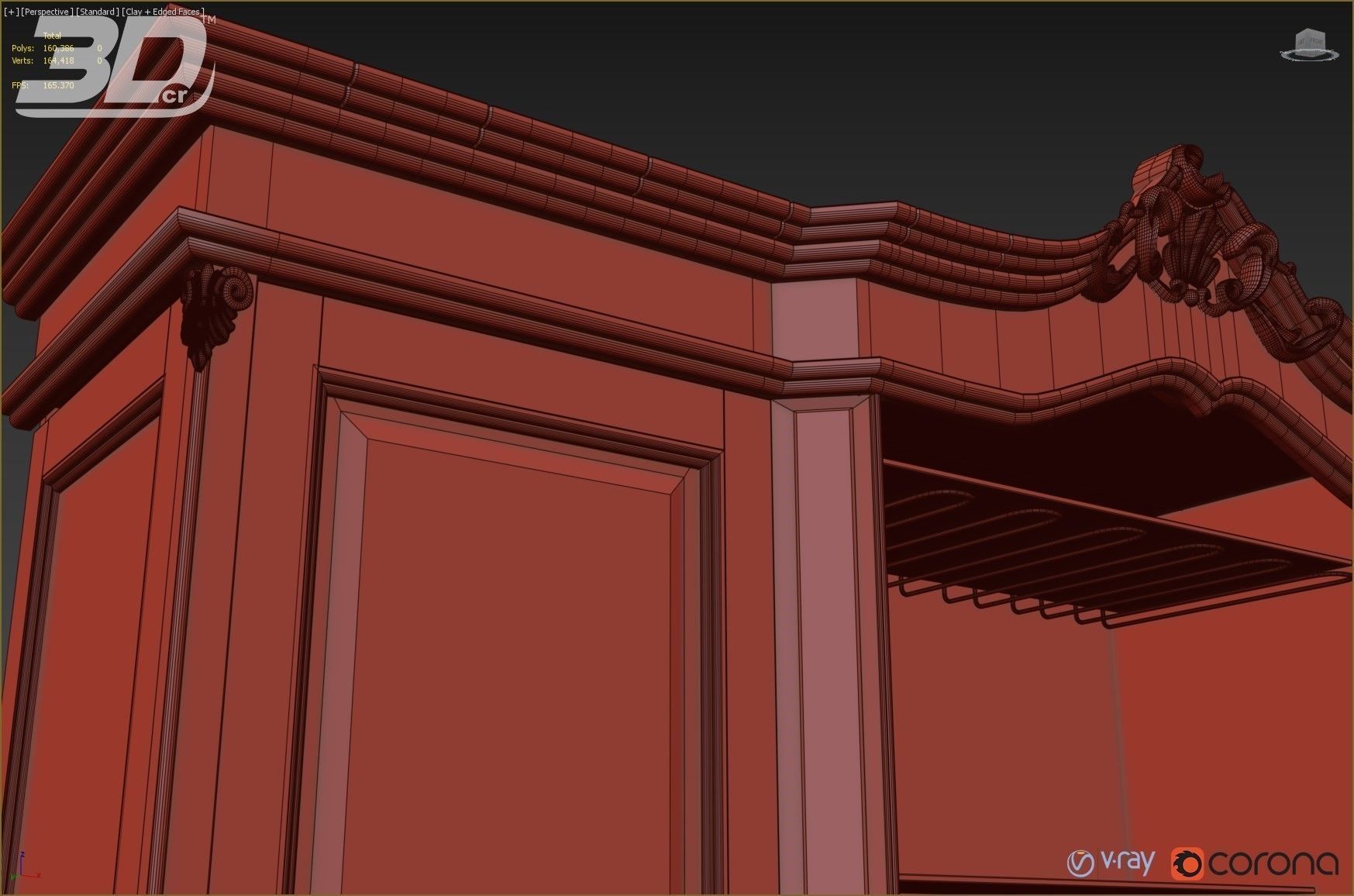 Cleantha Bottle Showcase 3D model_8