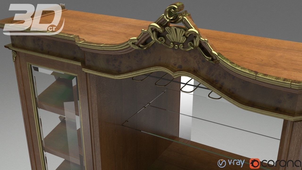 Cleantha Bottle Showcase 3D model_2