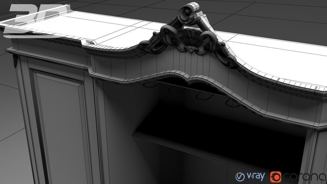 Cleantha Bottle Showcase 3D model_6