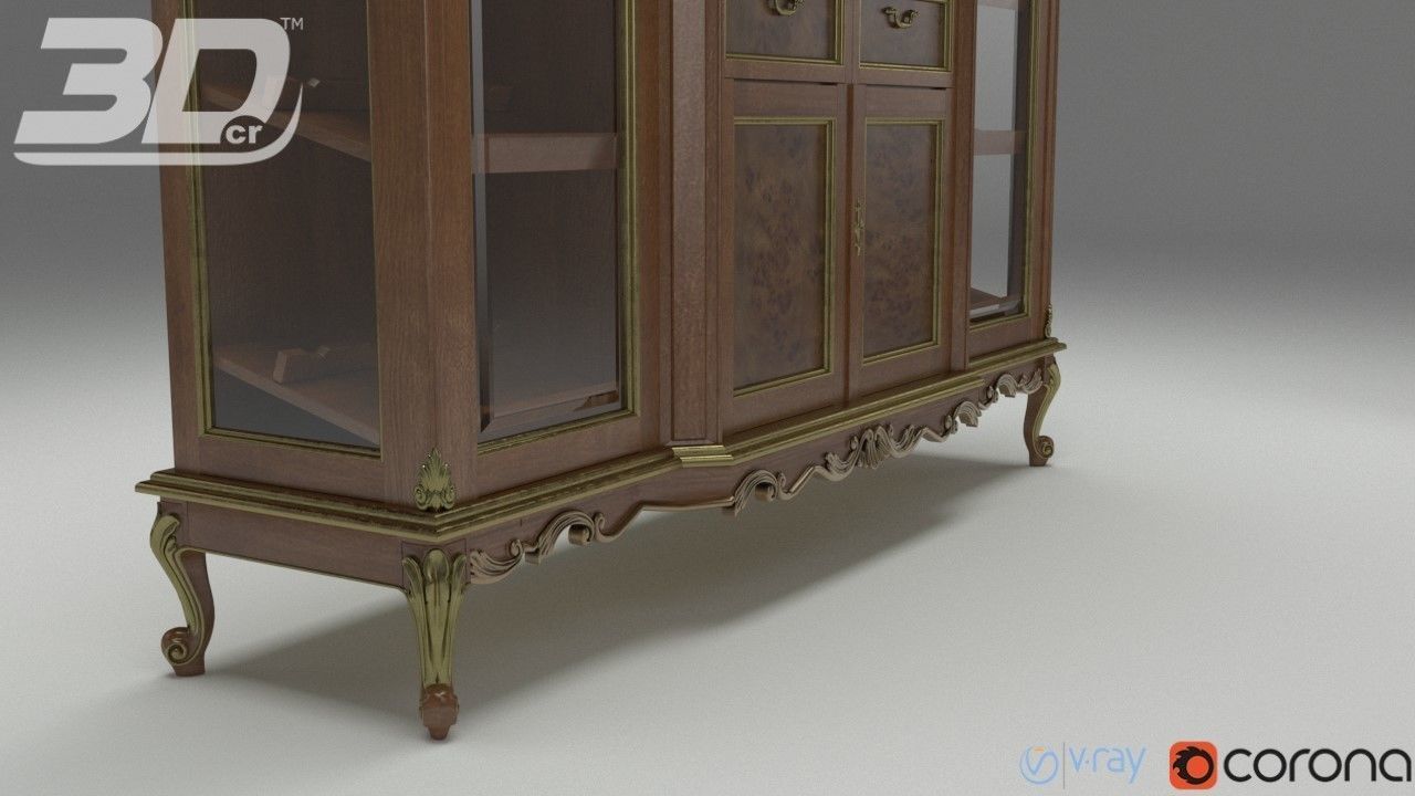 Cleantha Bottle Showcase 3D model_1