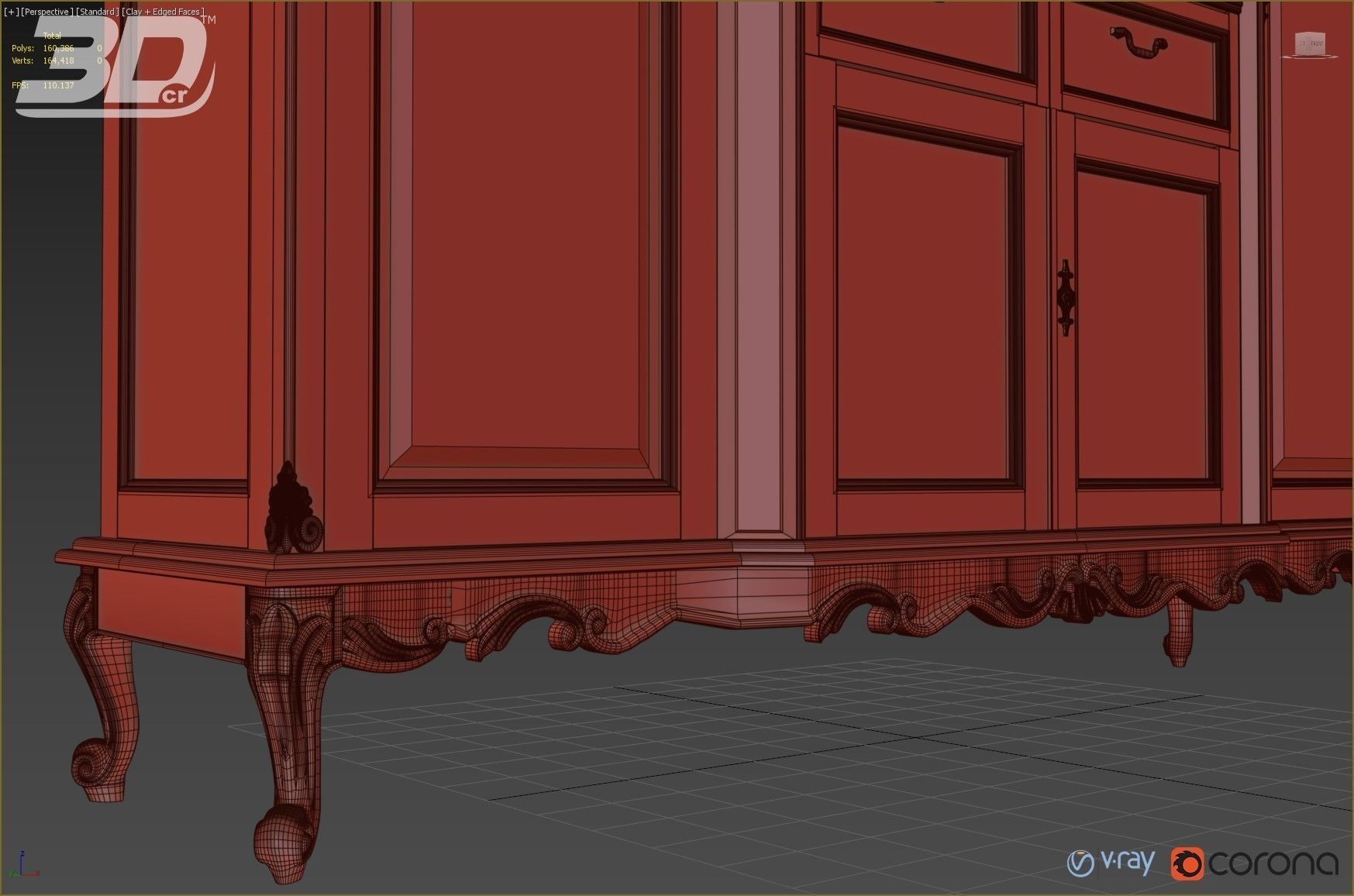 Cleantha Bottle Showcase 3D model_7