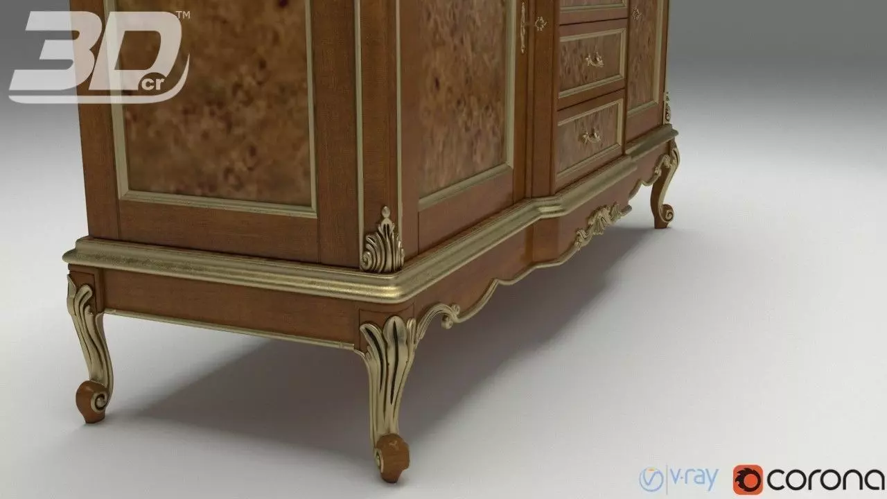 Celinette Sideboard 3D model_2