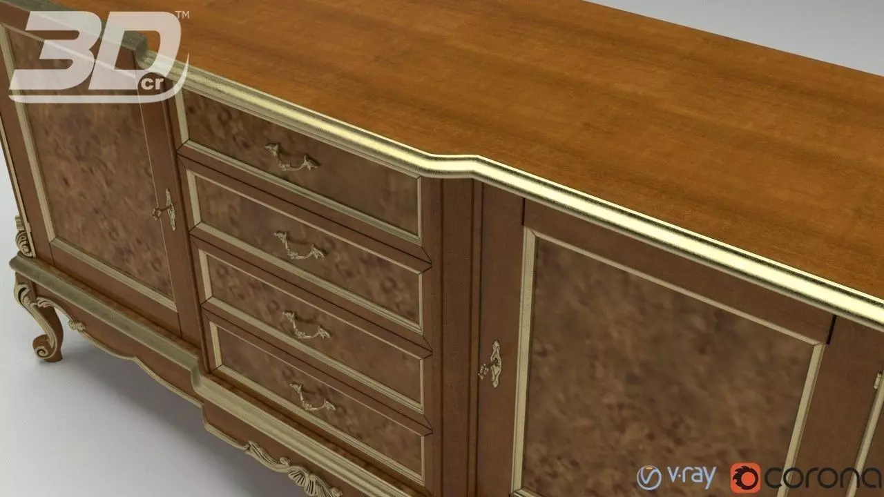 Celinette Sideboard 3D model_3
