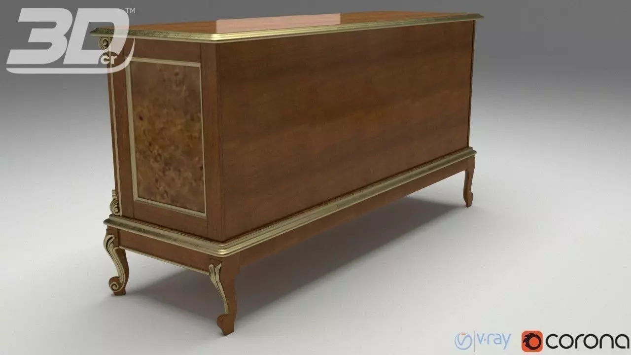 Celinette Sideboard 3D model_1