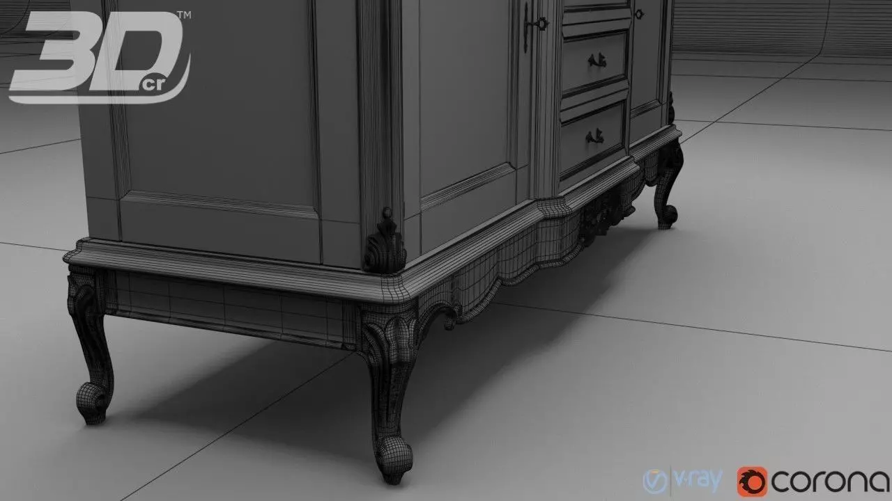 Celinette Sideboard 3D model_6