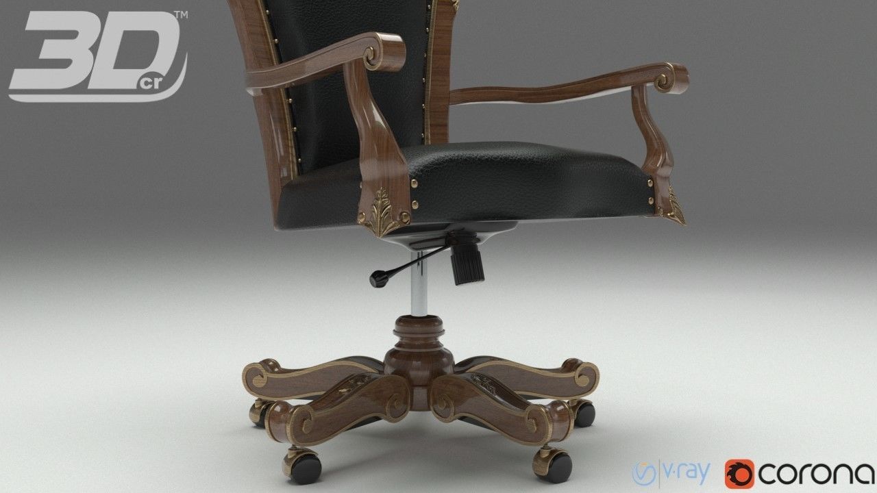 Caelia Swivel Armchair 3D model_2