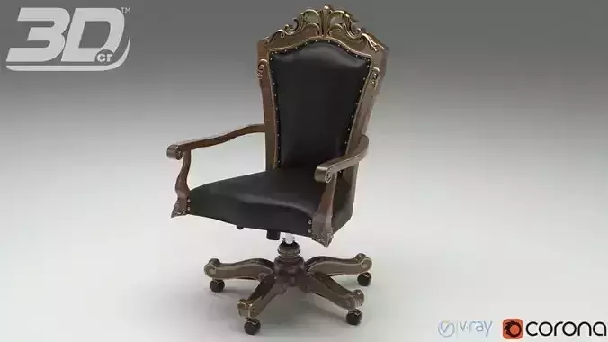 Caelia Swivel Armchair 3D model