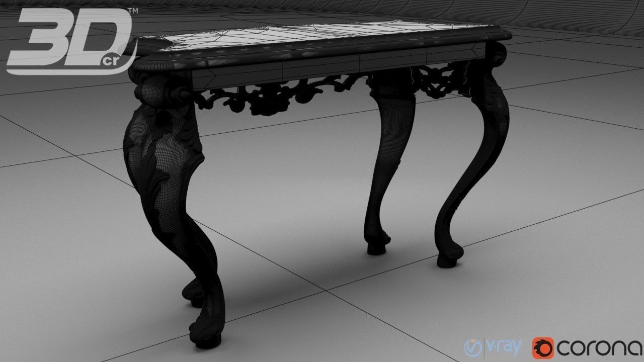 Candace Side Table 3D model_7