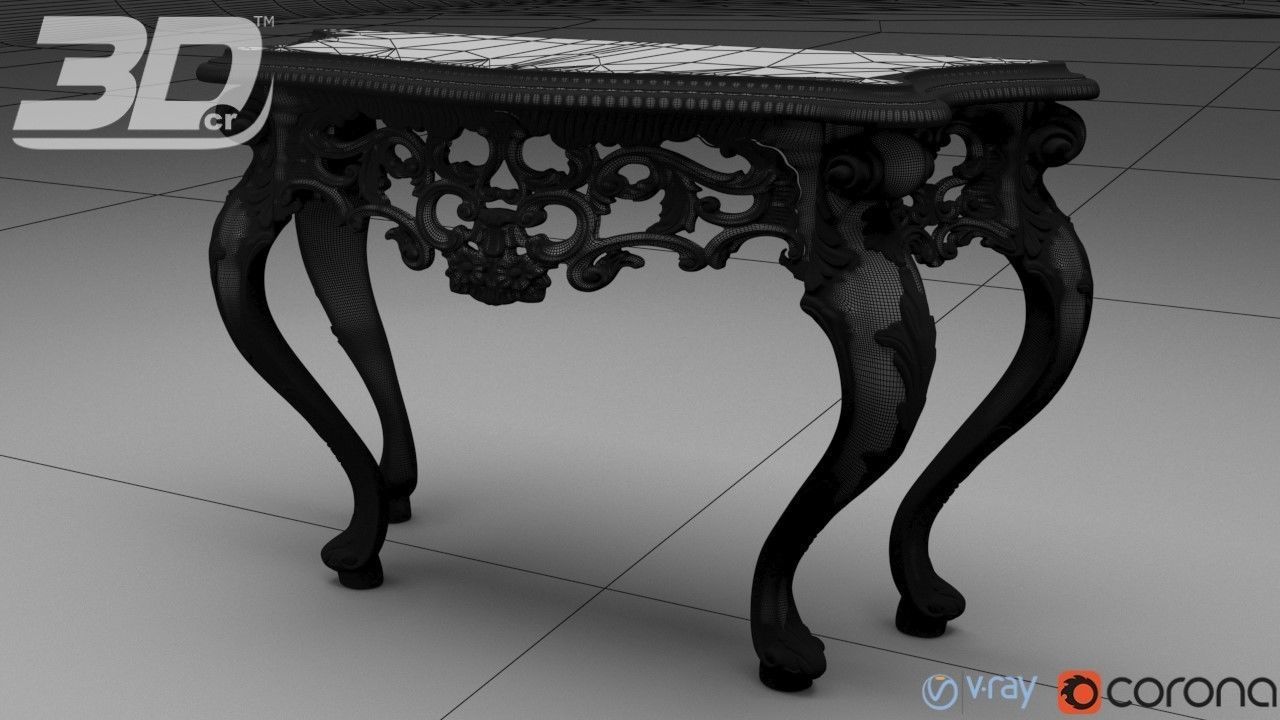 Candace Side Table 3D model_6