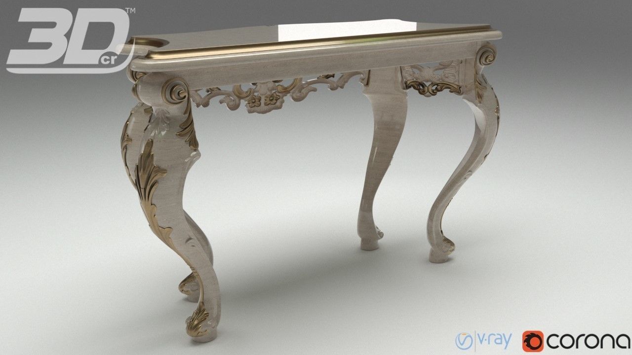 Candace Side Table 3D model_1