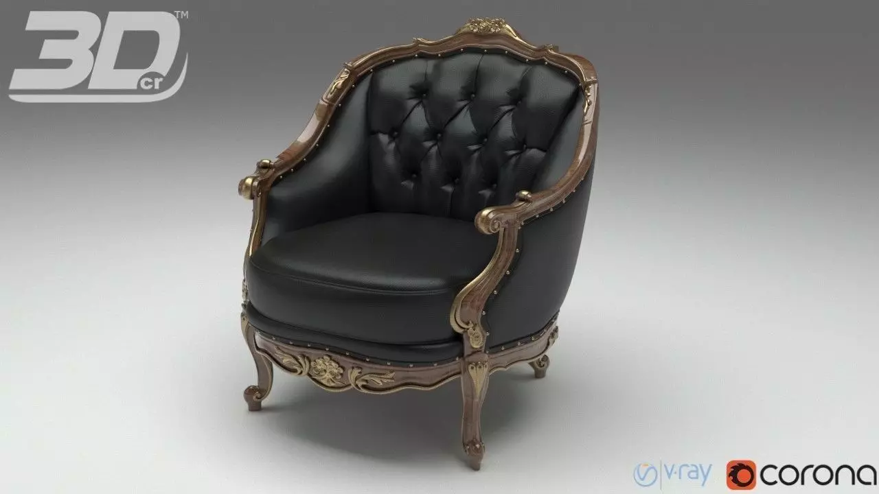 Azura Armchair 3D model