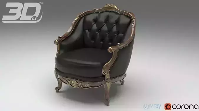 Azura Armchair 3D model