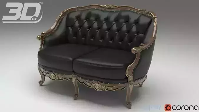 Aurelie 2 seater 3D model