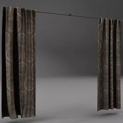Cortinas curtains - curtain 3D model