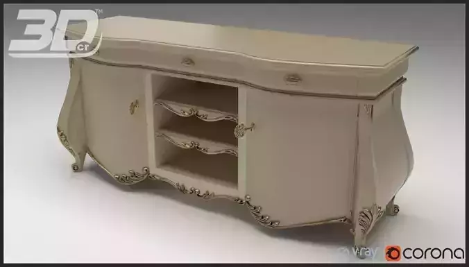 Alina TV Stand 3D model