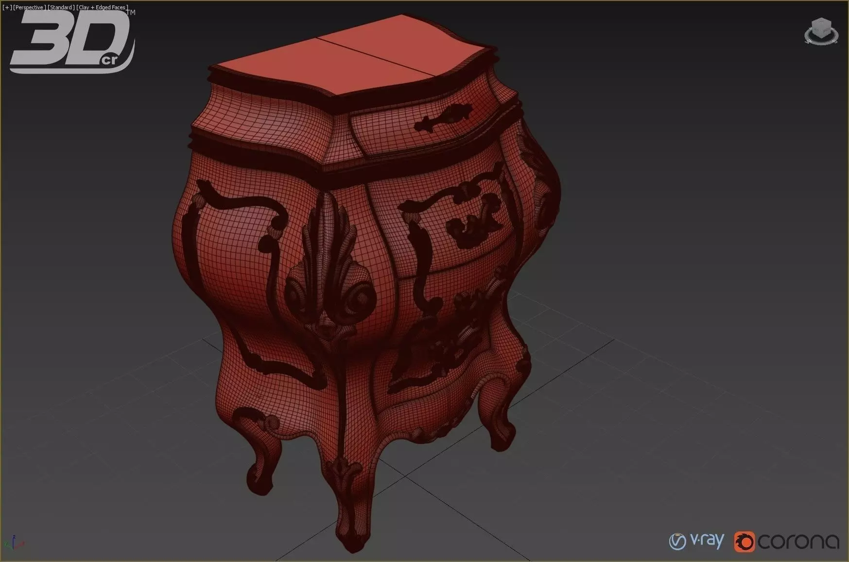 Adorabelle Nightstand 3D model_8