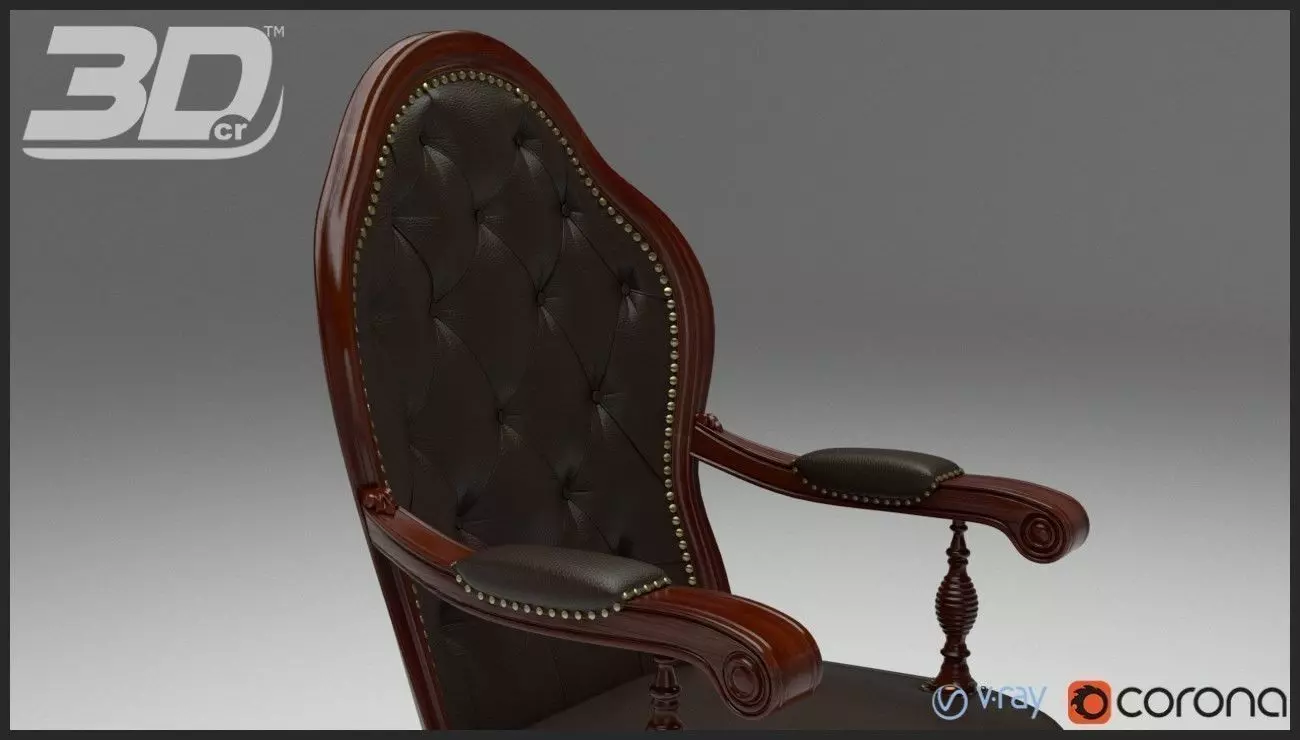 Abella Armchair 3D model