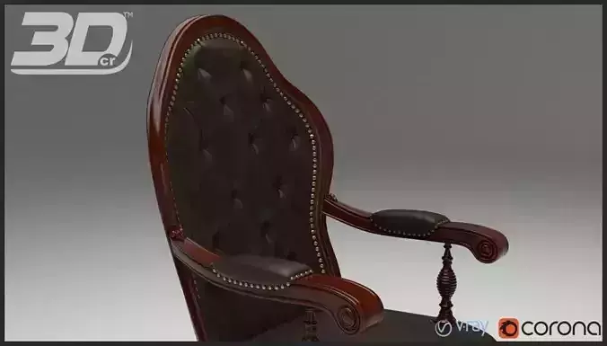 Abella Armchair 3D model