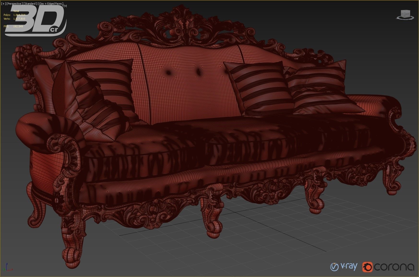 Amelinda Sofa 3D model_8