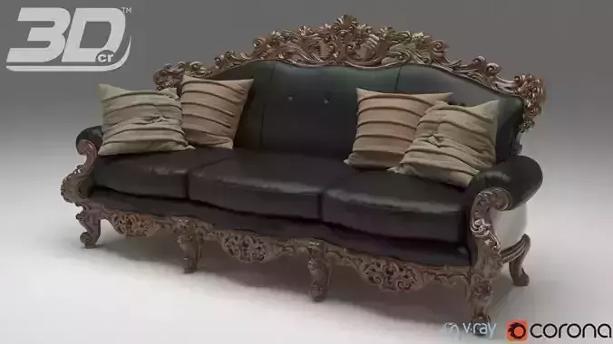 Amelinda Sofa 3D model