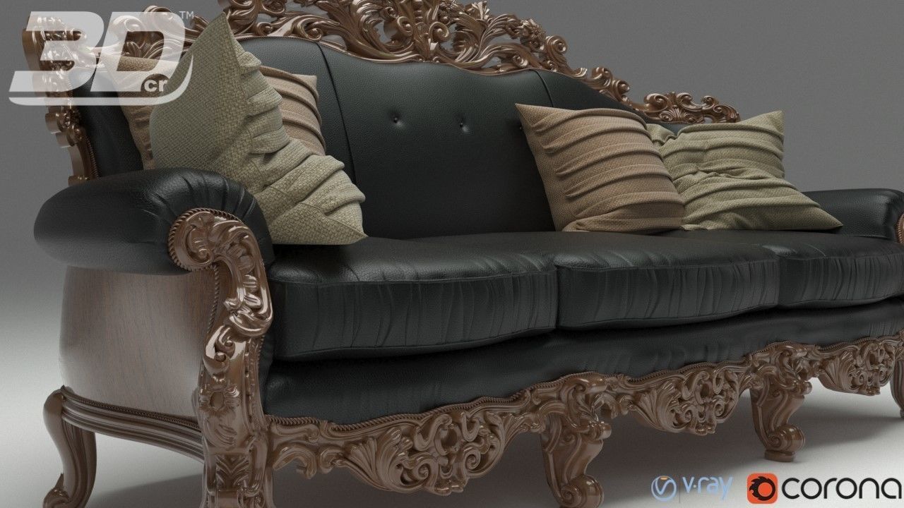 Amelinda Sofa 3D model_1