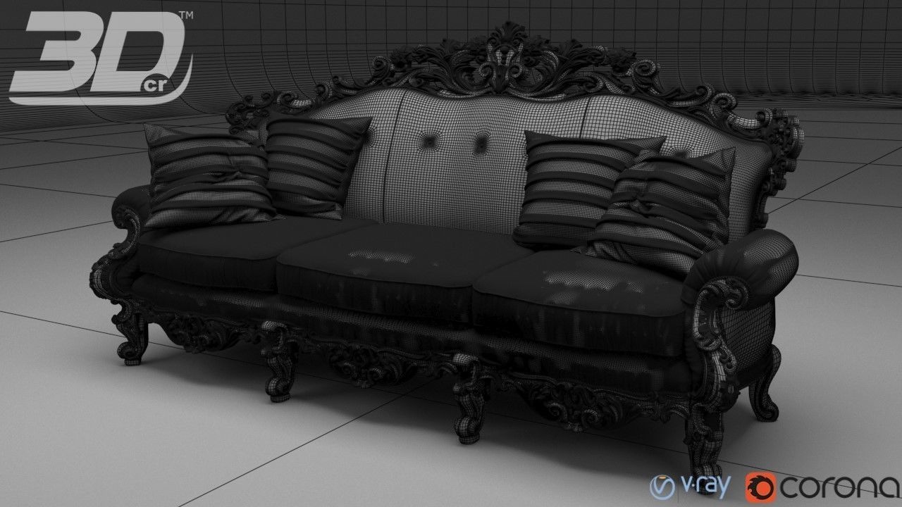 Amelinda Sofa 3D model_4