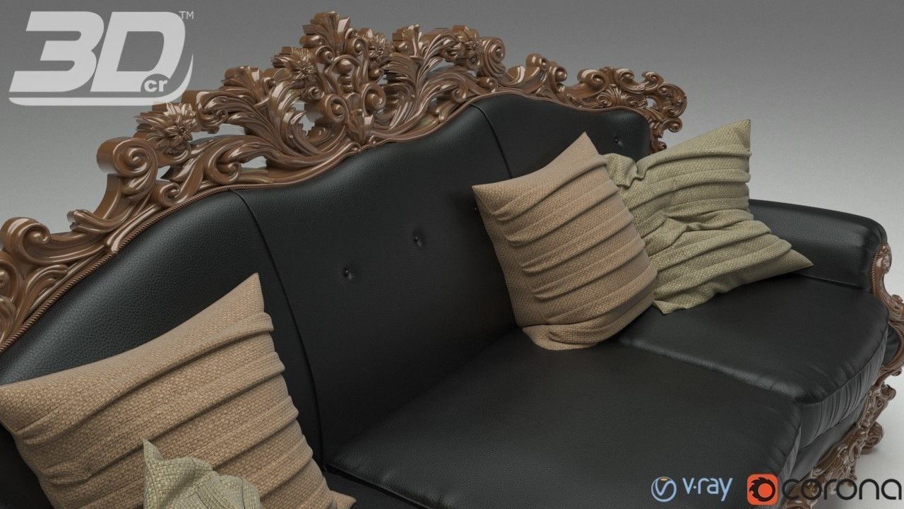 Amelinda Sofa 3D model_2