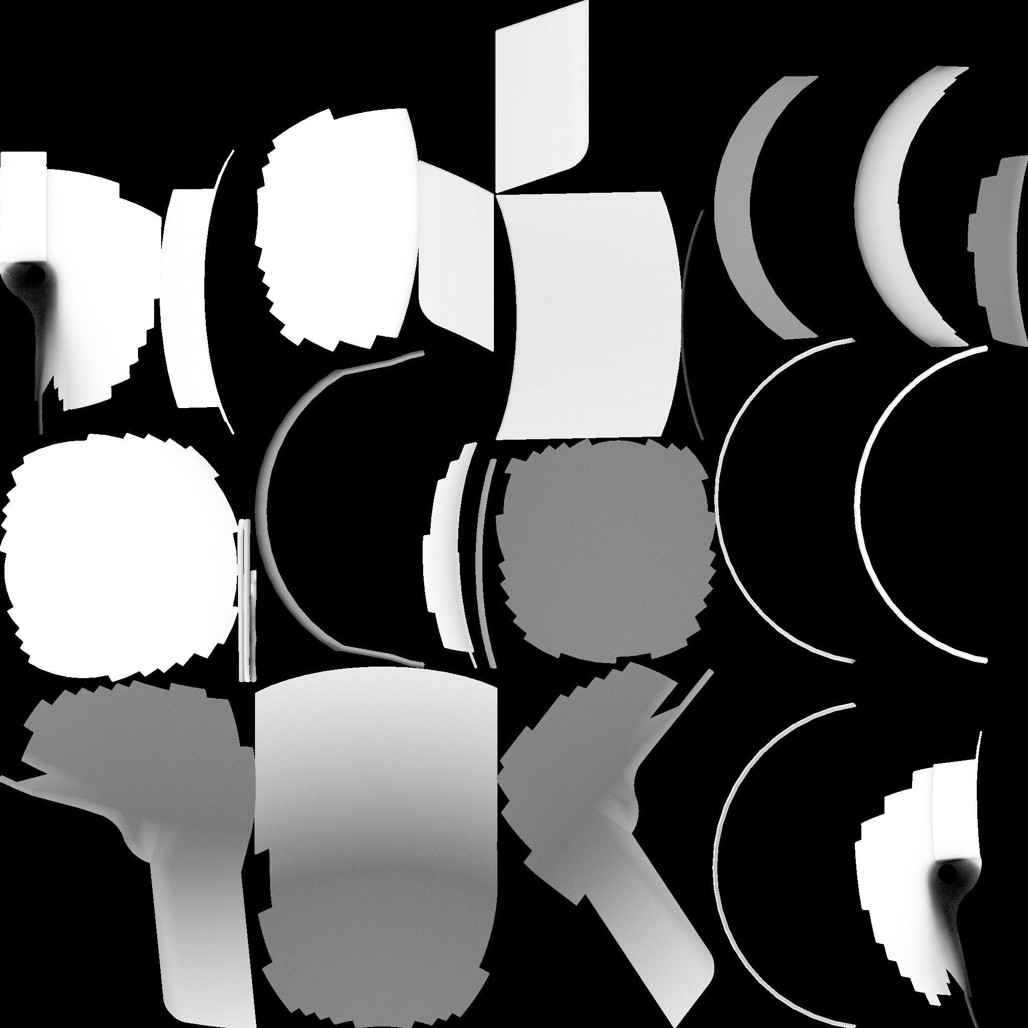 Police Anti-Riot Helmet Free low-poly 3D model_6