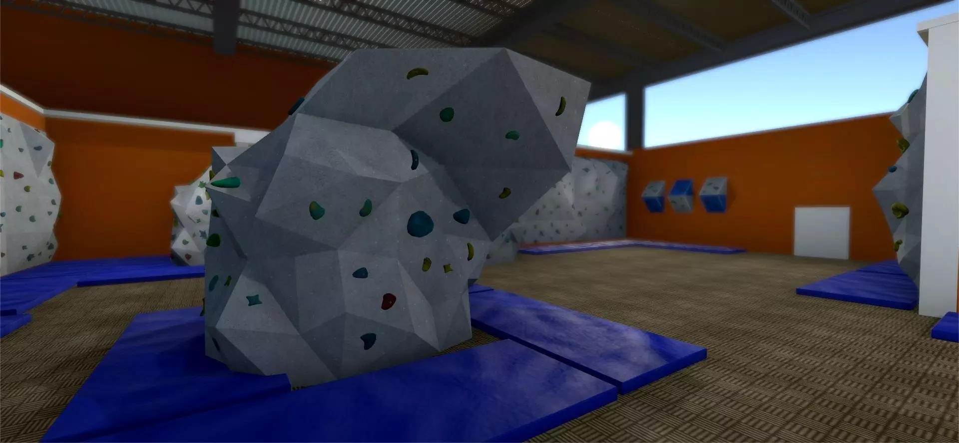 Climbing Hall Environment Pack Low-poly 3D model