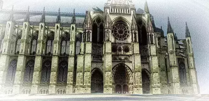 Catedral de Reims 3D model
