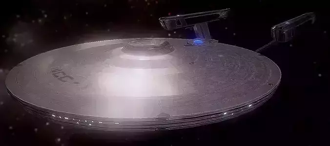 USS Enterprise Low-poly 3D model