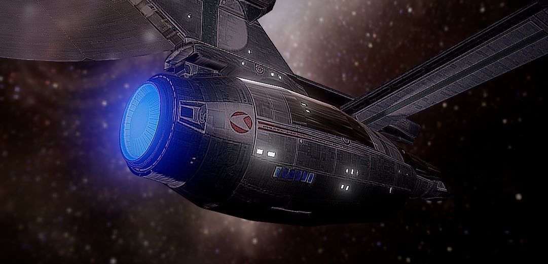 USS Enterprise Low-poly 3D model_3