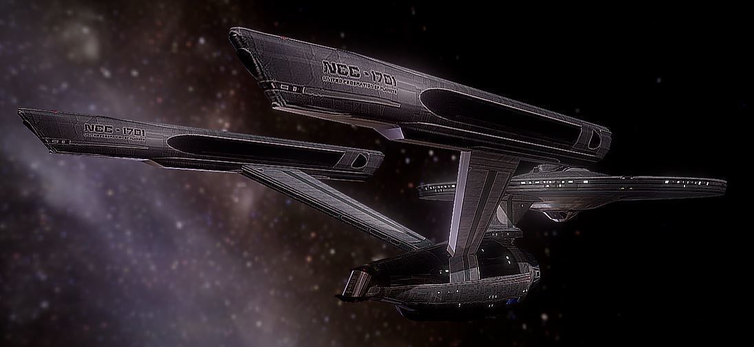 USS Enterprise Low-poly 3D model_2