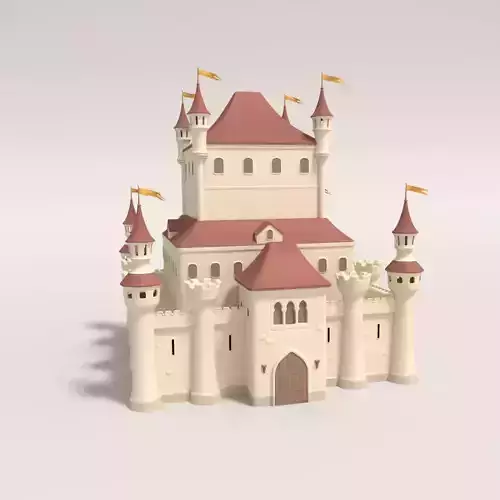 Cartoon Medieval Castle
