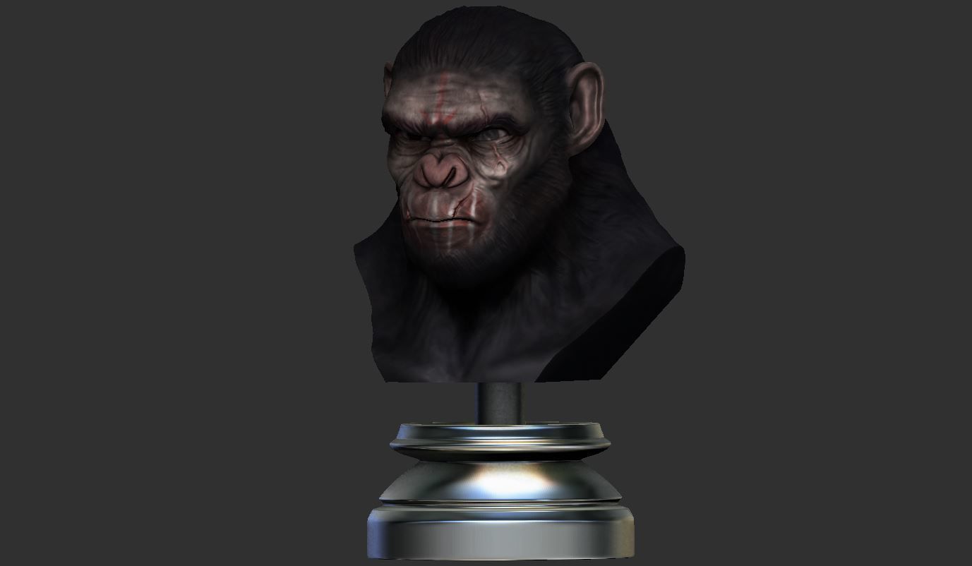 Koba Monkey  3D print model_10