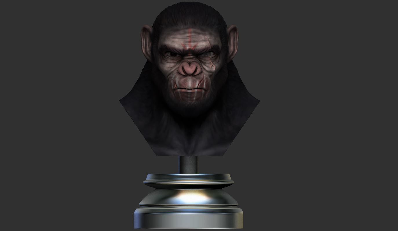 Koba Monkey  3D print model_9