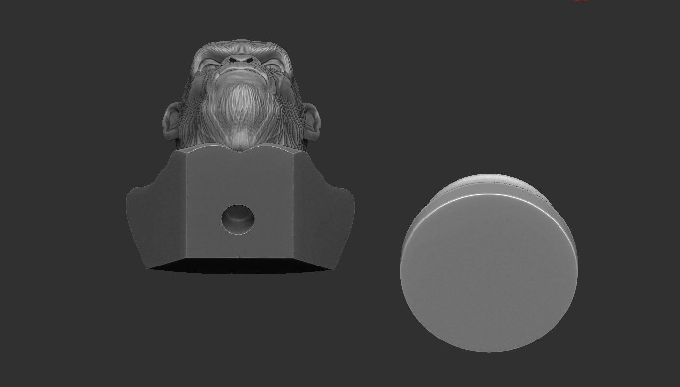 Koba Monkey  3D print model_12