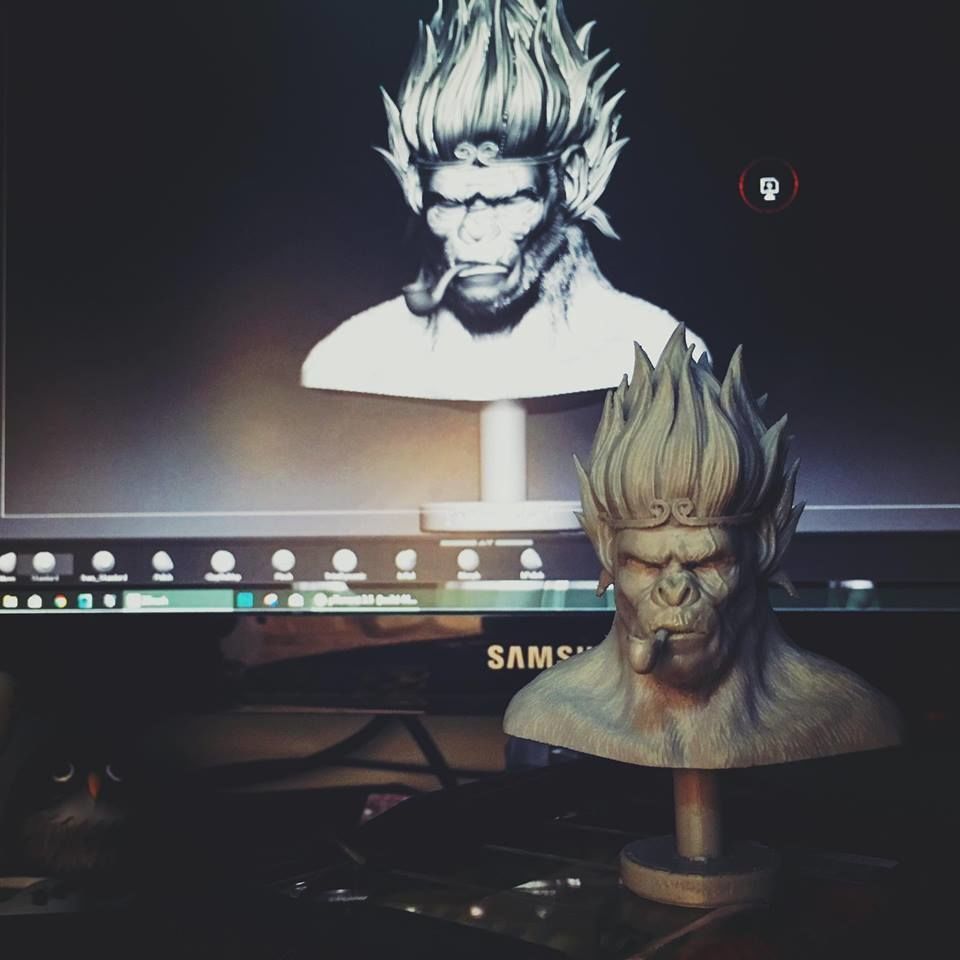 Koba Monkey  3D print model_13