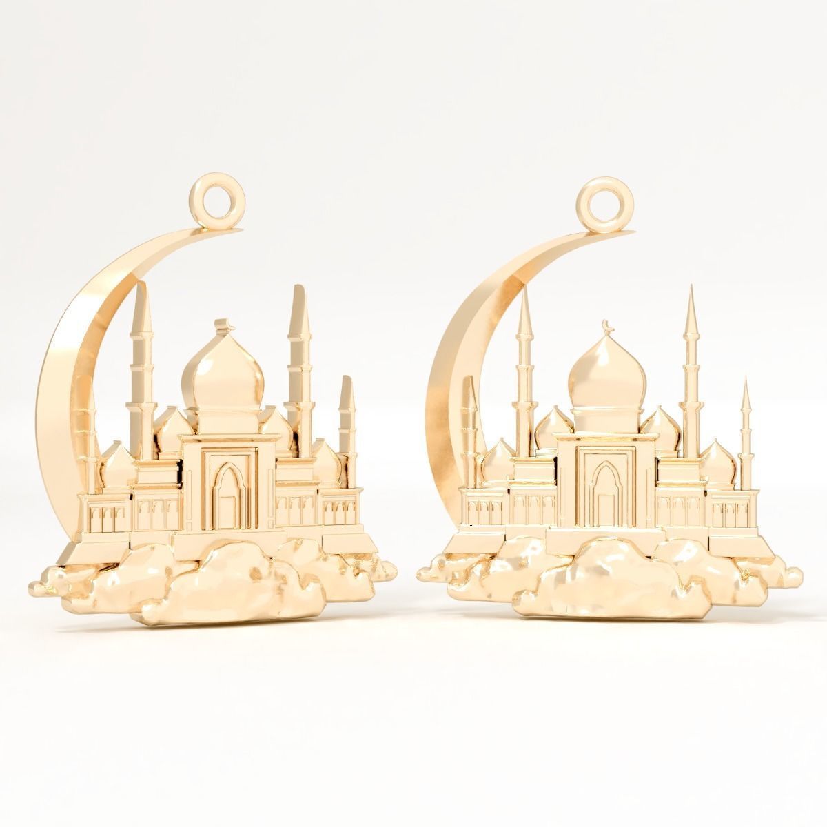 Pendant Islam 3D print model_0