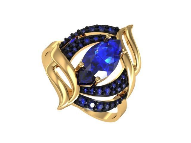 Ring Eye set 3D print model_1