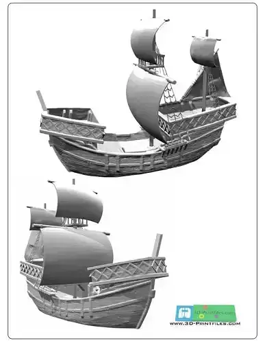 Cog ship -stl file-  3D print model